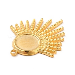 Ионное покрытие (ip) нержавеющая сталь 304 подвеска кабошон оправа&nbsp;STAS-H172-13G