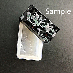 Moules en silicone bricolage de forme rectangle&nbsp;LS-AJEW-P036-05
