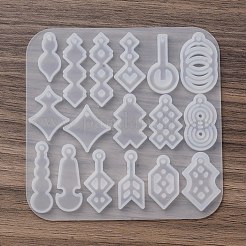 Кулон силиконовые Молды&nbsp;LS-AJEW-S041-03B