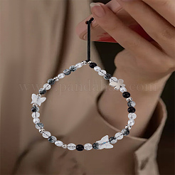 1 шт. ремешки для мобильных телефонов из сплава и акрила&nbsp;AJEW-LP0005-10