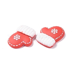 Кабошоны из непрозрачной смолы с рождественской тематикой&nbsp;RESI-F042-01E