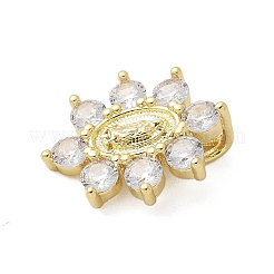 Латунные микро проложить кубического циркония подвески&nbsp;KK-P293-13G