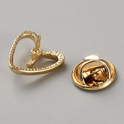 Broches de solapa de aleación antideslumbrantes&nbsp;JEWB-WH0021-57J-G