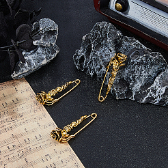 1 пара булавок для килта из цинкового сплава&nbsp;JEWB-FH0002-44AS