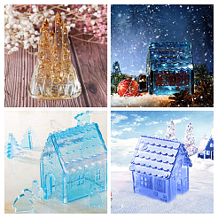 DIY 3D-Haus-Silikonformen-Kits&nbsp;DIY-OC0002-96