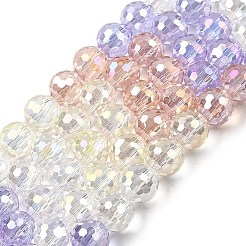 Стеклянные бусины с гальваническим покрытием &nbsp;EGLA-D300-06-8mm-08