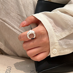 Открытые кольца-манжеты из латуни в форме луны для женщин&nbsp;WGAAC34-01