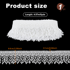 Nastro di pizzo in poliestere da 5 yard&nbsp;OCOR-NB0002-64A
