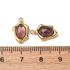 Натуральные аметисты неправильной овальной формы&nbsp;STAS-L022-525G-03