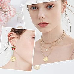 16 шт. 4-цветные подвески из латуни с гальваническим покрытием для защиты окружающей среды&nbsp;KK-FG0001-06