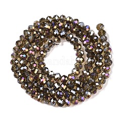 Стеклянные бусины с гальваническим покрытием &nbsp;EGLA-A034-T6mm-B19