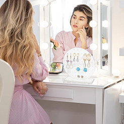 Акриловая подставка для серег&nbsp;EDIS-WH0023-01A