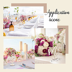 Мистер и миссис расписываются на свадьбе&nbsp;DJEW-WH0001-12