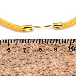 Creazione di collana in cordoncino di nylon regolabile&nbsp;KK-CBACFA2-02G-28