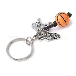 Брелок из сплава и дерева&nbsp;KEYC-JKC01187-02