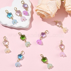 10 Stück Anhänger aus Glas&nbsp;PALLOY-YW00219