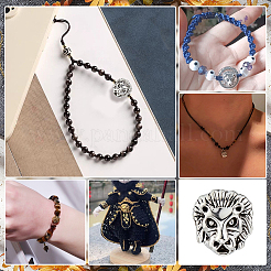 50pcs perles en alliage de style tibétain&nbsp;FIND-PH0038-16AS