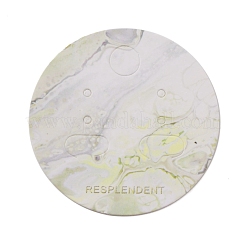 Бумажные карты дисплея серьги&nbsp;CDIS-WH0006-04C