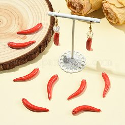10 pendentif en porcelaine fait main&nbsp;PORC-FS0001-60