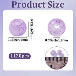 1120 pz di perline di vetro imitazione occhio di gatto&nbsp;GLAA-PA0001-41C