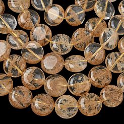 Арбуз камень стеклянные бусы пряди&nbsp;G-L648-B14-15mm