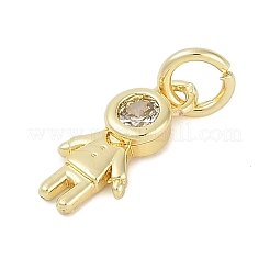 Стойки обшивки латунь микро проложить Циркон подвеску&nbsp;KK-H509-42G-04