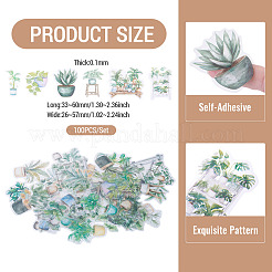 100 autocollant autocollant pour animaux de compagnie histoire des quatre saisons&nbsp;DIY-TA0003-69C
