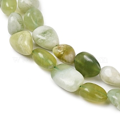 Природного нефрита Xiuyan бисер нитей&nbsp;G-A284-A04-01