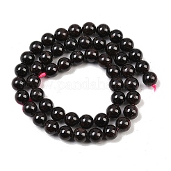 Круглые бусины пряди гранат природный&nbsp;G-D751-8mm