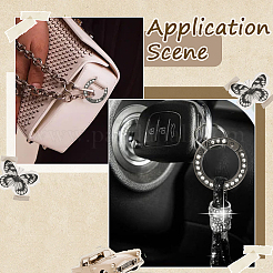 16 шт. 2 стиля сплава стразовые пружинные кольца затвора&nbsp;FIND-SP0004-52A