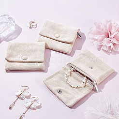 Мешочки для хранения украшений из бархатной ткани&nbsp;ABAG-WH0048-24A