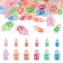 48 шт. 12-х стилевые подвески из светящейся смолы&nbsp;JACR-TA0001-02