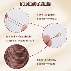 3 рулон 3-х цветной плоской вощеной полиэфирной нити&nbsp;YC-CL0001-01A