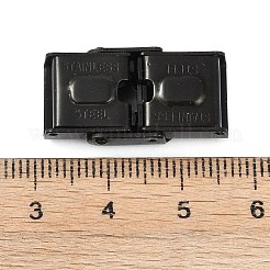 Ионное покрытие (ip) 201 застежки для часовых ремешков из нержавеющей стали&nbsp;STAS-C006-1-02B