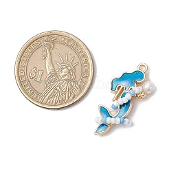 Подвески из сплава эмали в виде русалки&nbsp;PALLOY-MZ00730-02