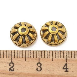 Сплавочные овальные бусины тибетского стиля &nbsp;TIBE-P003-69AG