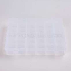 Boîte de rangement en plastique amovible avec séparateurs et couvercles réglables&nbsp;CON-WH0070-91