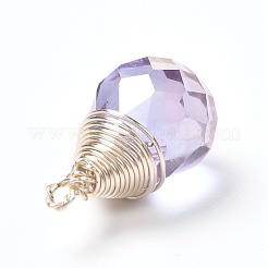 Прозрачные стеклянные амулеты&nbsp;PALLOY-JF00853-02