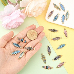 20шт 10 цвета сплава эмалевые подвески&nbsp;FIND-YW0007-86