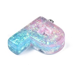 Подвески из прозрачной эпоксидной смолы&nbsp;LS-CRES-S364-002P