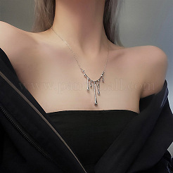 Ожерелья из сплава расплавленной слезы с подвесками для женщин&nbsp;FS-WG2A19C-01