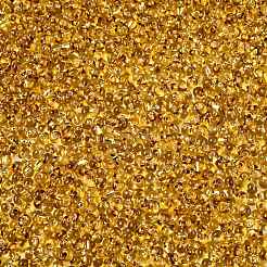 6/0 прозрачная стеклянная бахрома с краской для выпечки&nbsp;X1-SEED-N006-06C