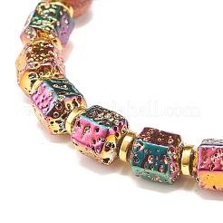 Ensemble de bracelets extensibles en perles rondes en bois naturel&nbsp;BJEW-JB07139