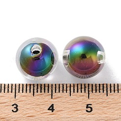 УФ-покрытие радужными переливающимися акриловыми бусинами&nbsp;OACR-H112-24A