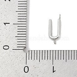 Buchstaben-Verbindungsanhänger aus Edelstahl 304&nbsp;LS-STAS-M108-01P-21