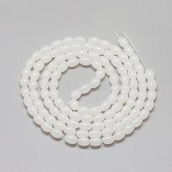 Выпечка окрашенные стеклянные бусины пряди&nbsp;DGLA-S115-8x6mm-Y01