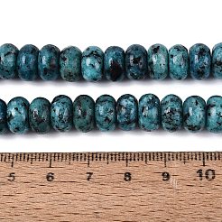 Natur Sesam Jaspis Perlen Stränge&nbsp;G-Q613-01D-02