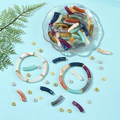 DIY-Set zur Herstellung von gebogenen Röhrenarmbändern&nbsp;DIY-FS0010-36
