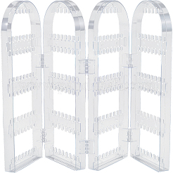 Ps пластиковые складные экраны для демонстрации сережек с 4 складной панелью&nbsp;ODIS-WH0043-142A-02