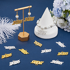 40 шт. 2 цвета высококачественные аксессуары из сплава для ожерелья&nbsp;FIND-SC0012-18